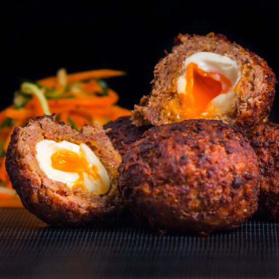 Indian Scotch Egg or Nargisi Kebab