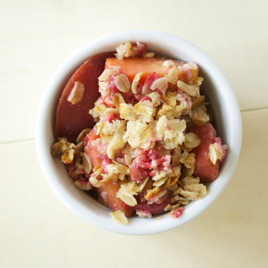 Strawberry Peach Crisp