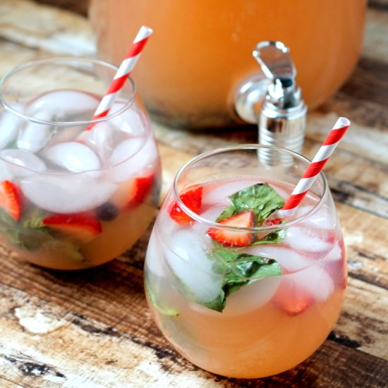 Strawberry Basil Margaritas