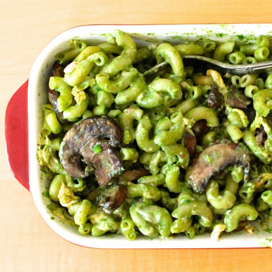 Spicy Spinach Mac & Cheese