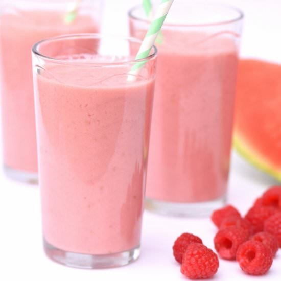 Watermelon Raspberry Smoothies