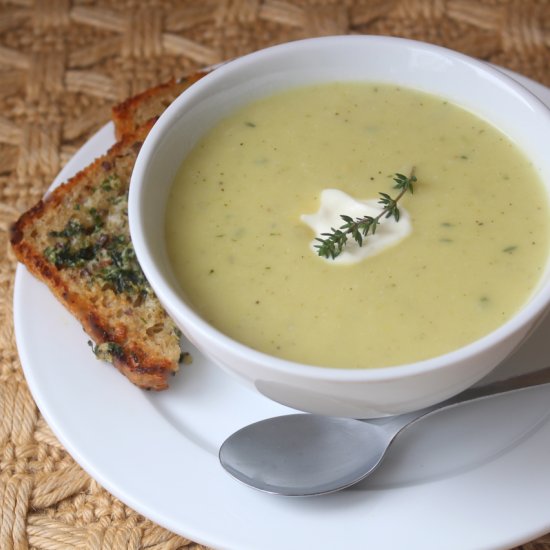 Leek Potato & Parsnip Soup