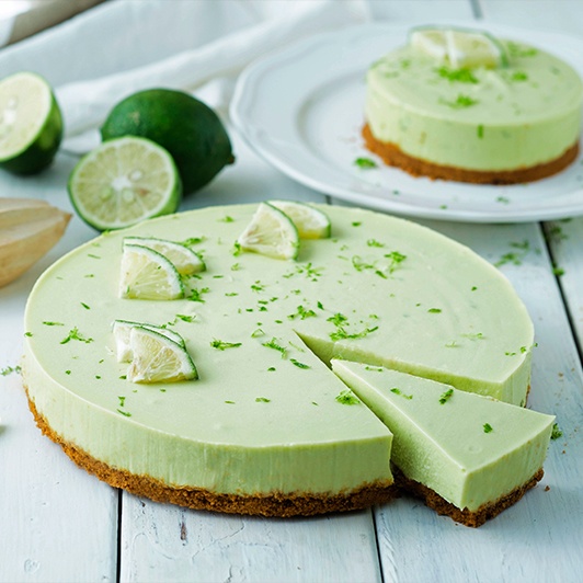 No-Bake Avocado Lime Cheesecake