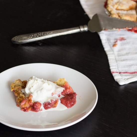 Strawberry Rhubarb Pandowdy