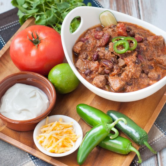 Pressure Cooker Beef Chili Recipe