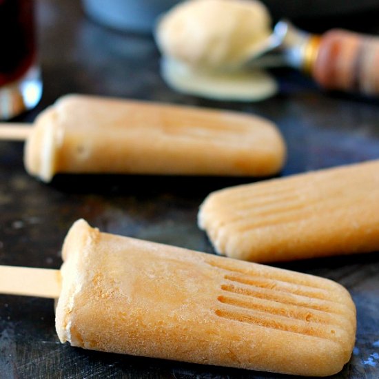 Root Beer Float Popsicles