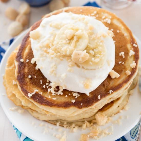 Buttermilk Banana Pancakes