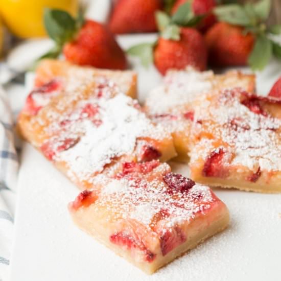 Strawberry Lemon bars