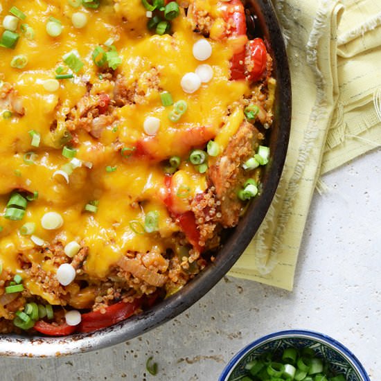 20-Min Chicken Fajita Quinoa Dinner