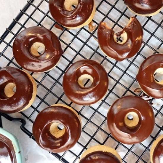 Chocolate Spice Doughnuts