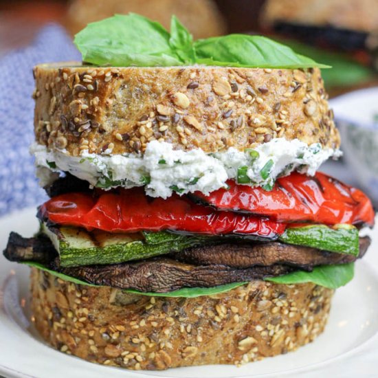 Grilled Vegetable Sandwich