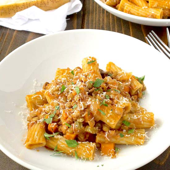 Sicilian Lentil Pasta