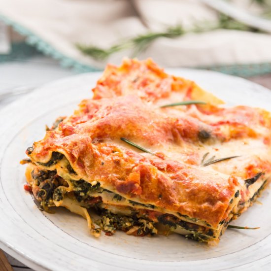 Easy Spinach Lasagna