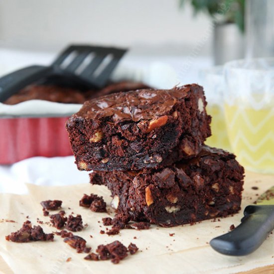 Chocolate Brownies by Helene Darroze