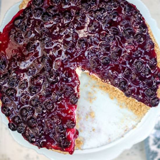 No-Bake Blueberry Cheesecake