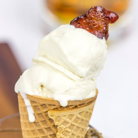 Maple Bourbon Ice Cream