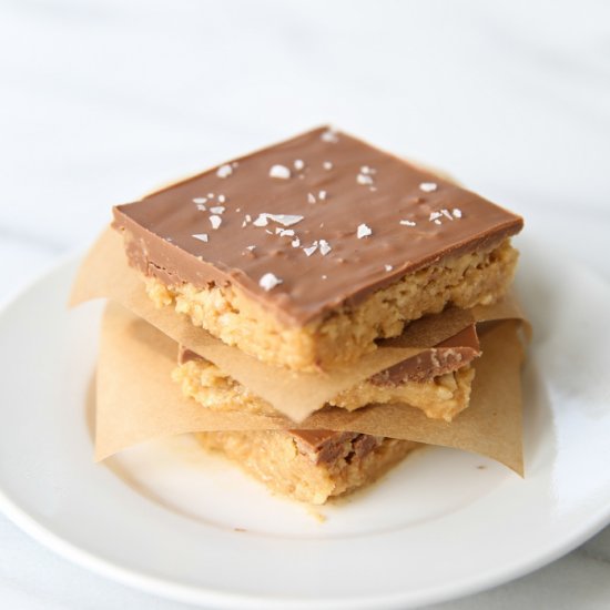 No Bake Peanut Butter Bars