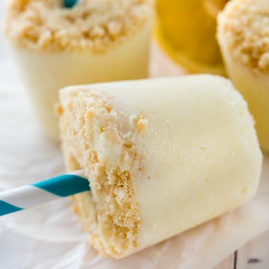 Lemon Pie Popsicles