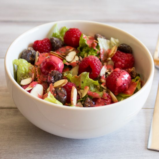 Triple Raspberry Salad