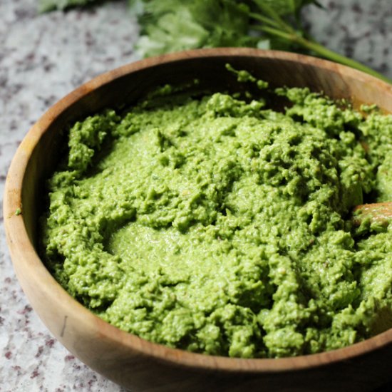 Pistachio & Garlic Scape Pesto