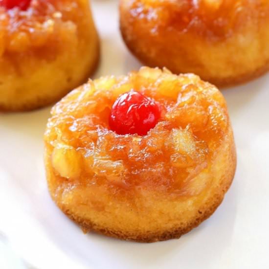 Pineapple Upside Down Cupcakes