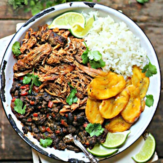 Cuban Pork & Black Bean Rice Bowl