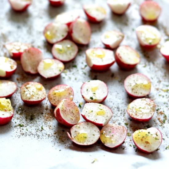 Roasted Radish Salad