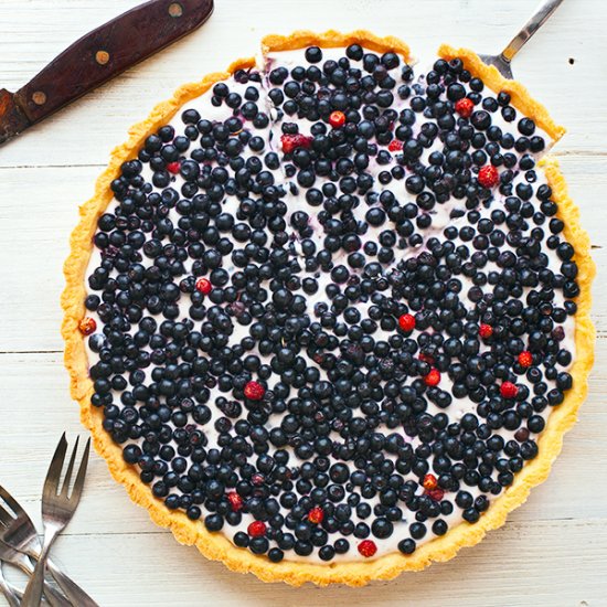 Delicious Blueberry Tart