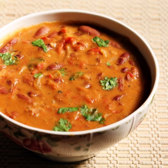 Rajma Masala-Red Kidney Beans Curry