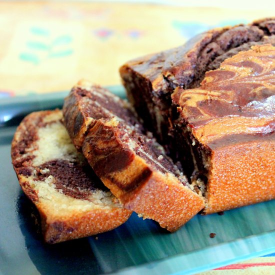 Egg-less Marble Cake