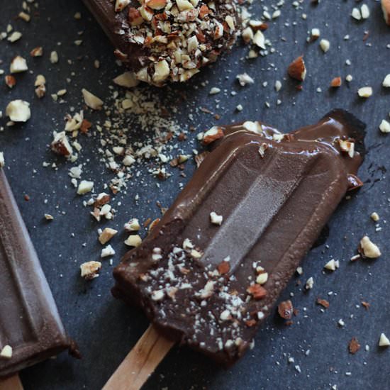 Mocha Almond Fudge Pops