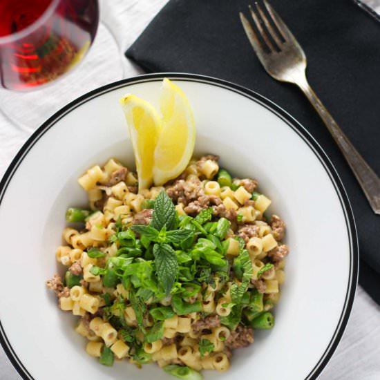 Lamb & Risotto Style Ditalini Pasta