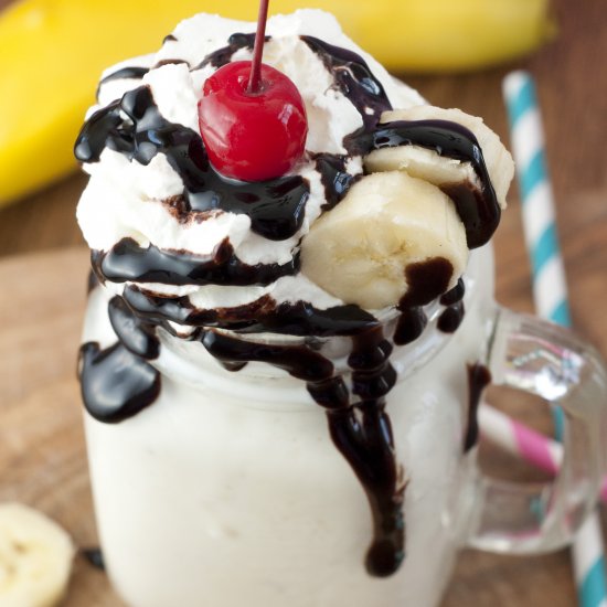 Banana Split Milkshake