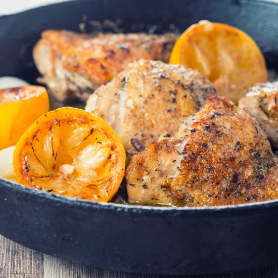 Zingy Summer Garlic Lemon Chicken