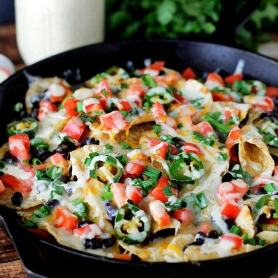 Jalapeno Ranch Loaded Nachos