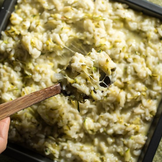 Cheesy Zucchini Rice