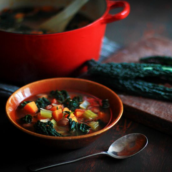 Italian Borlotti & Kale Soup