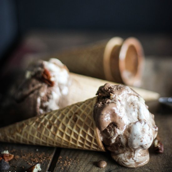 Dairy Free Rocky Road Ice Cream