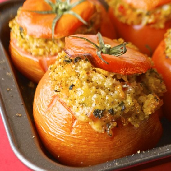 Quinoa Stuffed Tomatoes