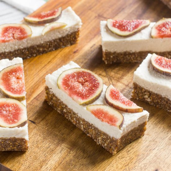 Cashew Cream Fig Bars