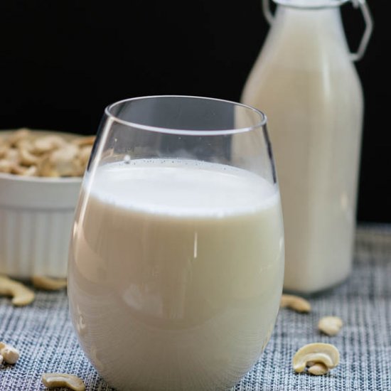 Homemade Cashew Milk