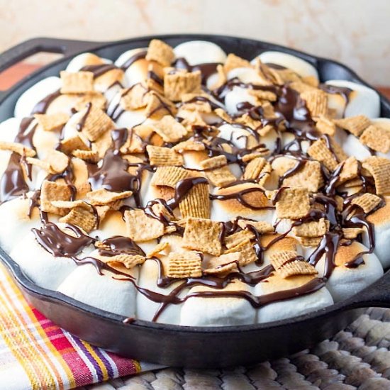 Skillet S’Mores Brownie