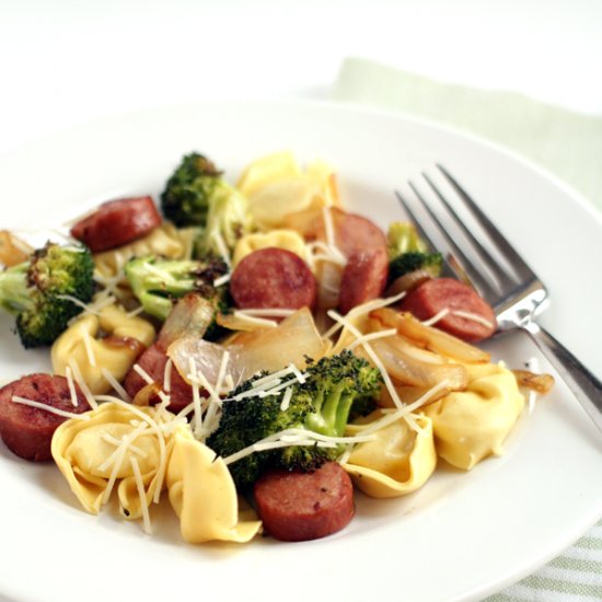 Roasted Broccoli & Sausage Pasta