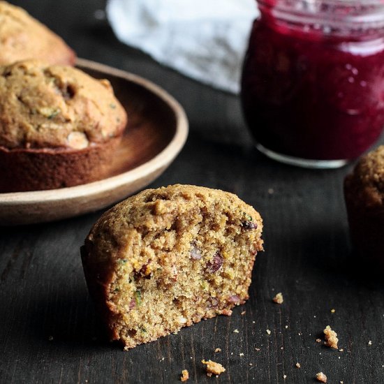 Citrus Zucchini Muffins