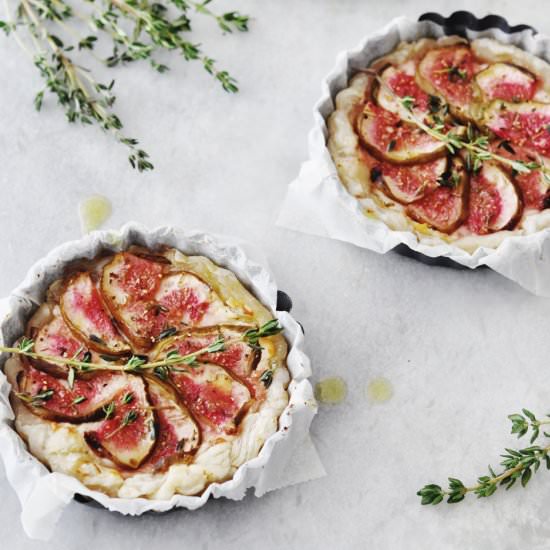 Tartelettes with Figs & Goat Cheese