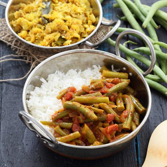 Easy Curried Green Beans