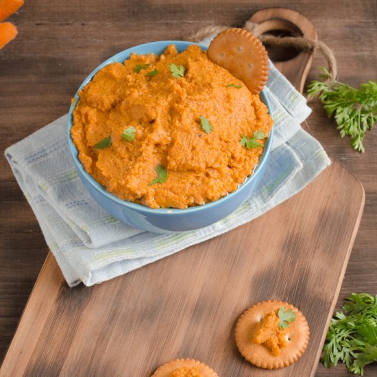 Moroccan Spiced Carrot Hummus