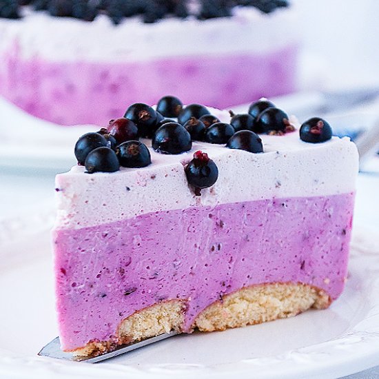 Black Currants Cheesecake