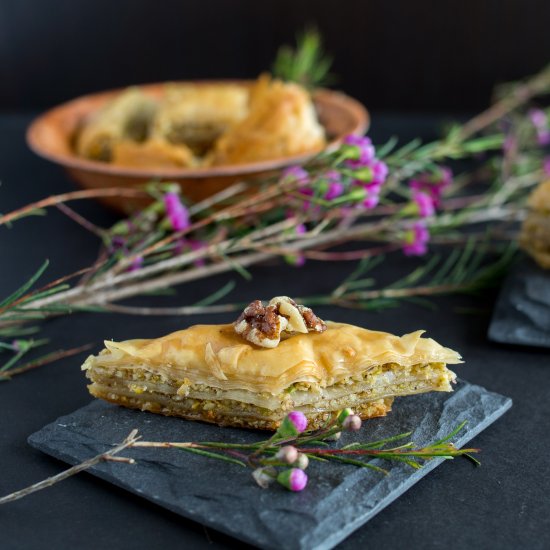 Lavender Honey Baklava