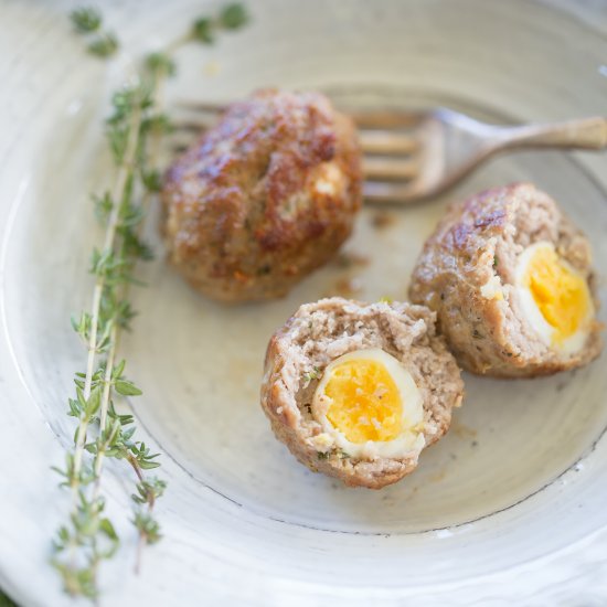 Quail Scotch Eggs